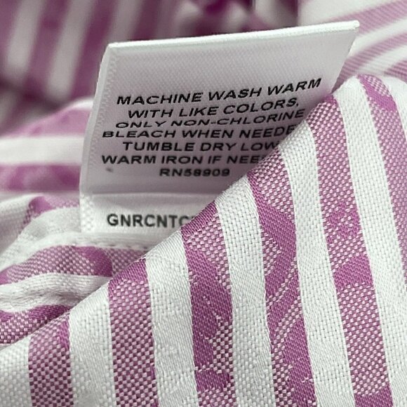 NEW Cremieux Classics Men's 2XL XXL Shirt Striped Floral Pattern Rapture Rose - Picture 9 of 11